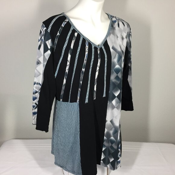 Parsley & Sage Top Patchwork Cotton - Picture 3 of 6